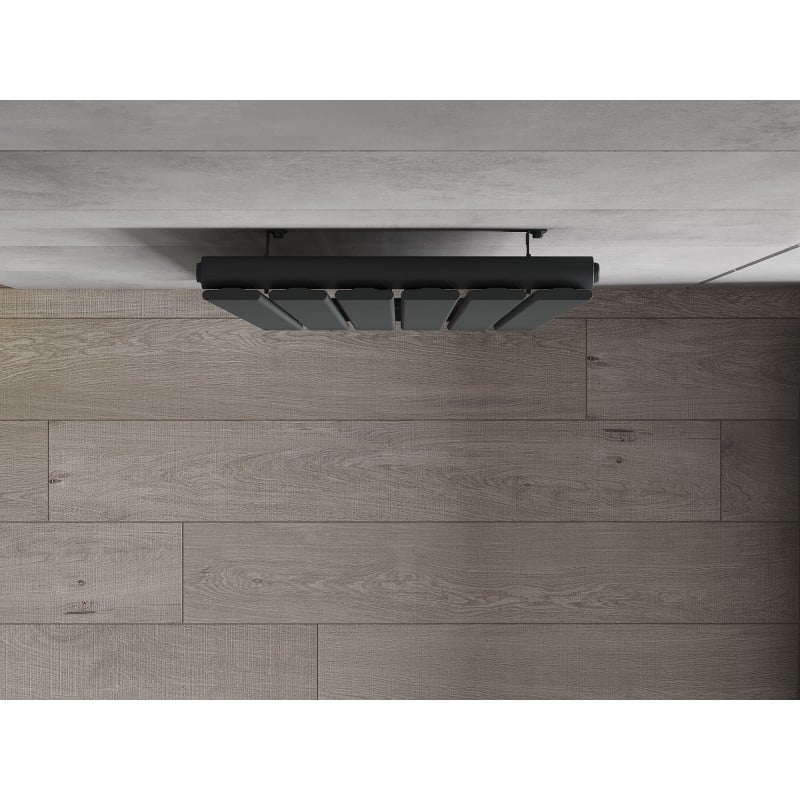 Mexen Boston Dekorativer Heizkörper 1200 x 452 mm, 611 W, Anthrazit - W213-1200-452-00-66