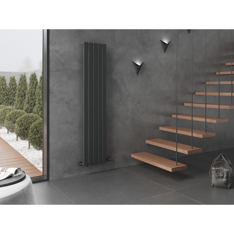 Mexen Boston dekorativer Heizkörper 1800 x 376 mm, 740 W, Anthrazit - W213-1800-376-01-66