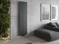 Mexen Boston dekorativer Heizkörper 1800 x 452 mm, 888 W, anthrazit - W213-1800-452-00-66