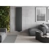 Mexen Boston dekorativer Heizkörper 1800 x 452 mm, 888 W, anthrazit - W213-1800-452-00-66