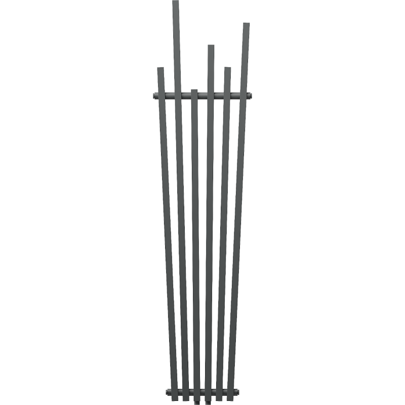 Mexen Omaha dekorativer Heizkörper 1800 x 420 mm, 655 W, Anthrazit - W208-1800-420-00-66
