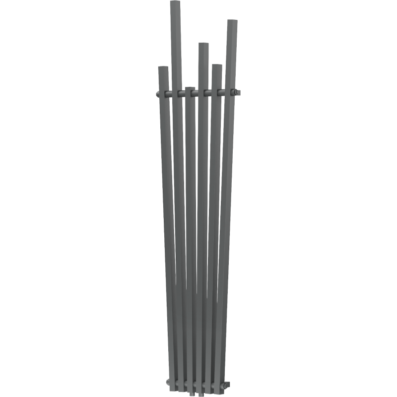 Mexen Omaha dekorativer Heizkörper 1800 x 420 mm, 655 W, Anthrazit - W208-1800-420-00-66