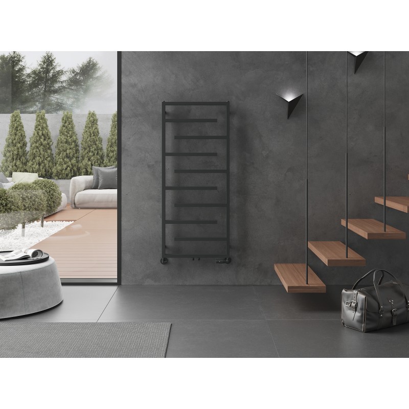 Mexen Orlando dekorativer Heizkörper 1380 x 600 mm, 445 W, Anthrazit - W207-1380-600-00-66