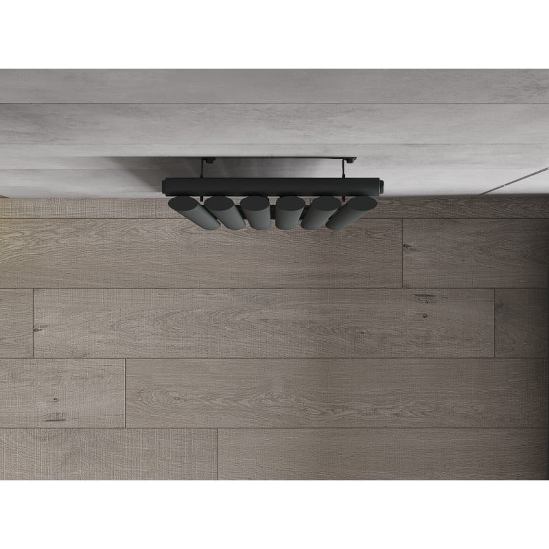 Mexen Oregon Dekorativer Heizkörper 1200 x 360 mm, 417 W, Anthrazit - W202-1200-350-00-66