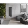 Mexen Oregon Dekorativer Heizkörper 1200 x 360 mm, 417 W, Anthrazit - W202-1200-350-00-66