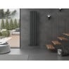 Mexen Oregon dekorativer Heizkörper 1800 x 360 mm, 604 W, anthrazit - W202-1800-350-00-66