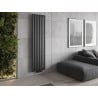 Mexen Oregon Dekorationsheizkörper 1800 x 480 mm, 805 W, Anthrazit - W202-1800-490-00-66