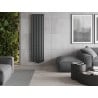 Mexen Oregon Dekorationsheizkörper 1800 x 480 mm, 805 W, Anthrazit - W202-1800-490-00-66