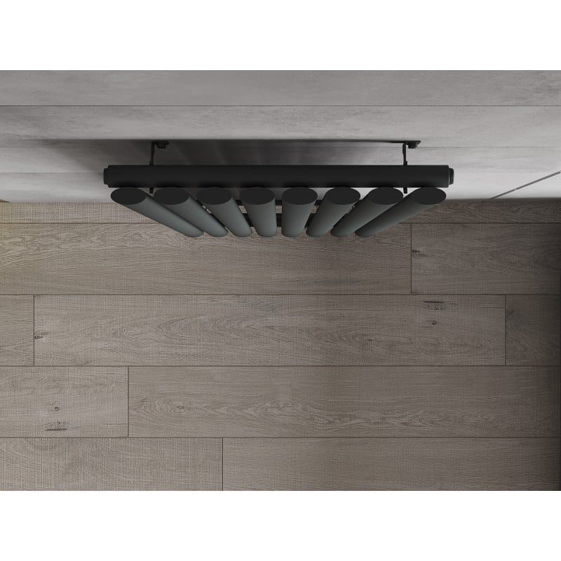 Mexen Oregon Dekorationsheizkörper 1800 x 480 mm, 805 W, Anthrazit - W202-1800-490-00-66