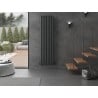 Mexen Oregon Dekorationsheizkörper 1800 x 480 mm, 805 W, Anthrazit - W202-1800-490-00-66