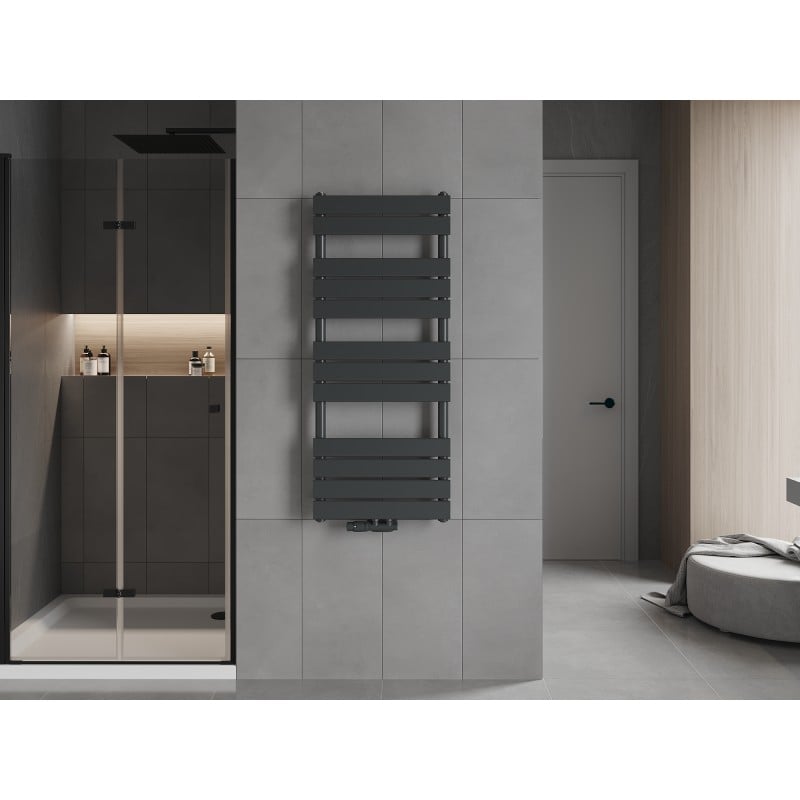 Mexen Ceres Badezimmerheizkörper 1200 x 500 mm, 610 W, Anthrazit - W111-1200-500-00-66