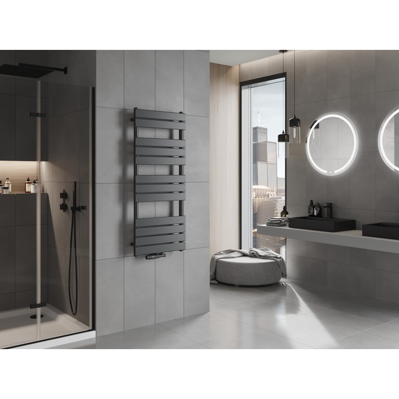 Mexen Ceres Badezimmerheizkörper 1200 x 500 mm, 610 W, Anthrazit - W111-1200-500-00-66