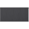 Mexen CC22 Plattenheizkörper 400 x 2800 mm, unterer mittlerer Anschluss, 3319 W, Anthrazit - W6C22-040-280-66