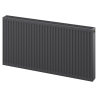 Mexen CC22 Plattenheizkörper 500 x 1500 mm, mittiger Bodenanschluss, 2137 W, Anthrazit - W6C22-050-150-66