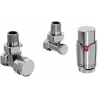 Mexen G00 Thermostat-Set, Eckventil, Chrom - W901-900-01