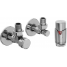 Mexen G00 thermostatisches Winkel-Set mit Abdeckung R, Chrom - W901-900-904-01