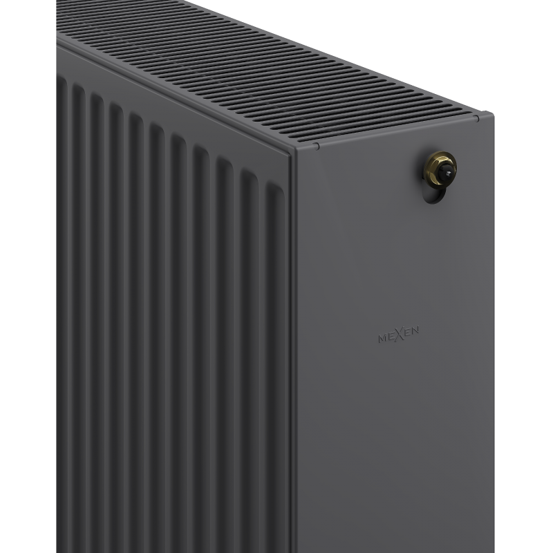 Mexen CC33 Plattenheizkörper 300 x 400 mm, mittlerer unterer Anschluss, 534 W, Anthrazit - W6C33-030-040-66