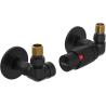 Mexen G00 Thermostat-Set axial mit R-Abdeckung, schwarz - W903-900-904-70