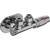 Mexen G00 Thermostat-Set, Eckform mit Abdeckung R, Duplex, DN50, chrom - W907-900-905-01
