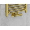Mexen G00 Thermostat-Set, Winkelausführung mit Abdeckung R, Duplex, DN50, gold - W907-900-905-50