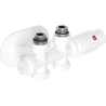 Mexen G00 Thermostat-Set Winkel-/Gerade mit Verkleidung R, Duplex, DN50, weiß - W908-900-905-20