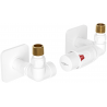 Mexen G00 Axiales Thermostat-Set mit Abdeckung S, Weiß - W903-900-909-20