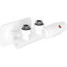 Mexen G00 thermostatisches Eckventil-Set mit Blende S, Duplex, DN50, weiß - W907-900-910-20