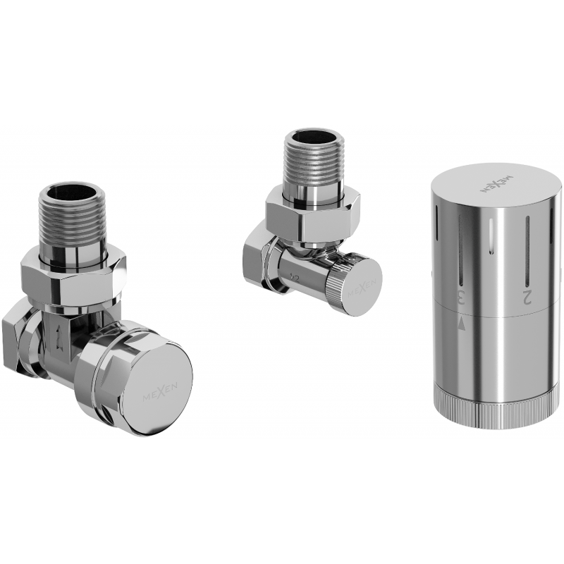 Mexen G05 thermostatic angled set, chrome - W901-958-01