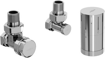 Mexen G05 Thermostat-Set, Winkel, Chrom - W901-958-01