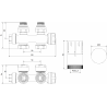 Mexen G05 Thermostat-Set, axial, schwarz - W903-958-70