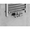 Mexen G05 thermostatisches Set Winkel/Gerade, Duplex, DN50, Chrom - W908-958-01