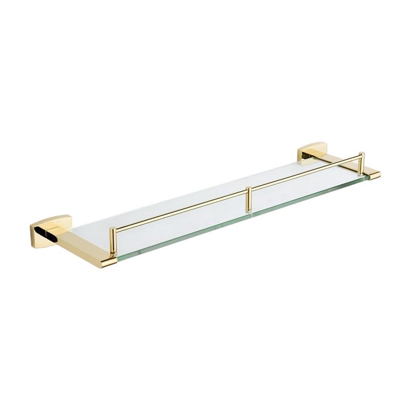 Mexen Zoja hängendes Glasregal, gold - 7019137-50