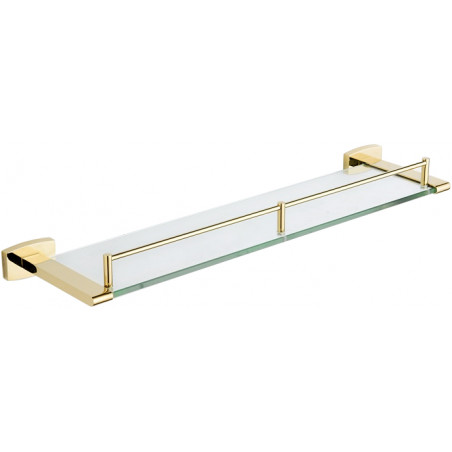 Mexen Zoja hängendes Glasregal, gold - 7019137-50