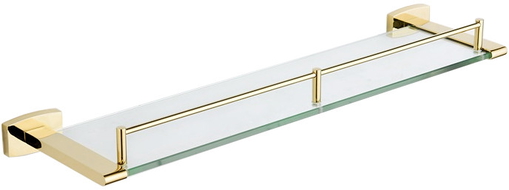 Mexen Zoja hängendes Glasregal, gold - 7019137-50