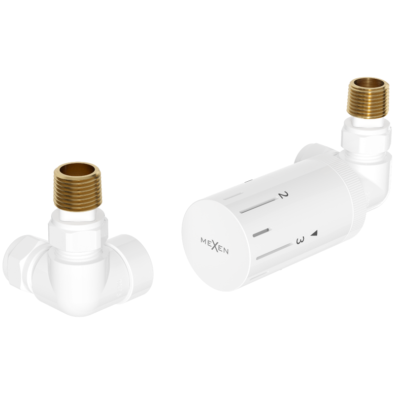 Mexen G05 axiales Thermostat-Set, weiß - W903-958-20
