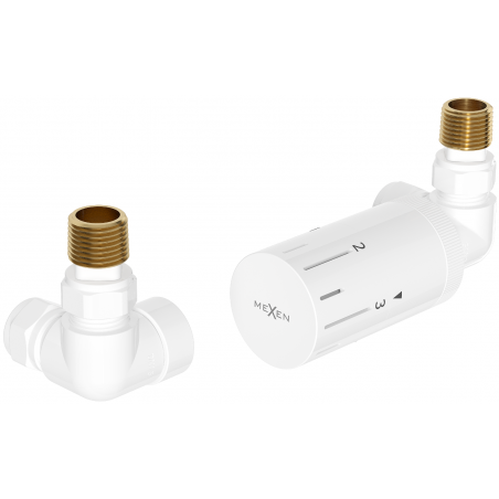 Mexen G05 axiales Thermostat-Set, weiß - W903-958-20