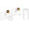 Mexen G05 Winkelthermostat-Set mit Blende S, weiß - W901-958-909-20