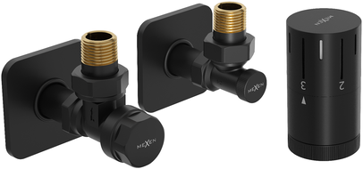 Mexen G05 thermostatisches Eckset mit Verkleidung S, schwarz - W901-958-909-70