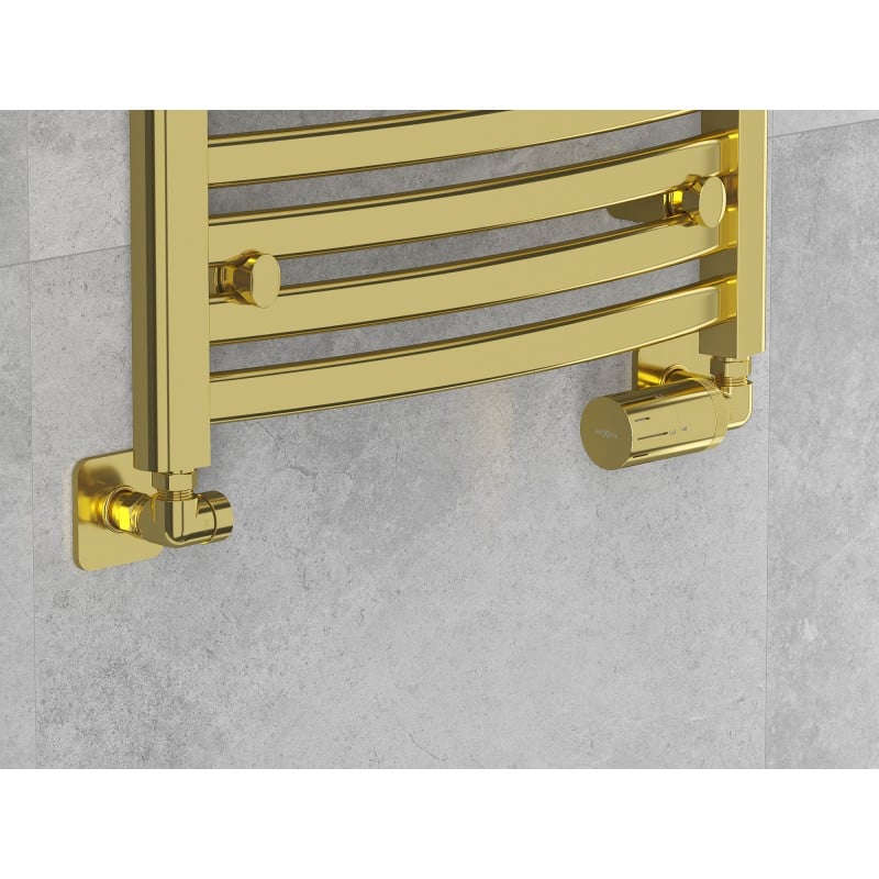 Mexen G05 axiales Thermostat-Set mit S-Verkleidung, gold - W903-958-909-50