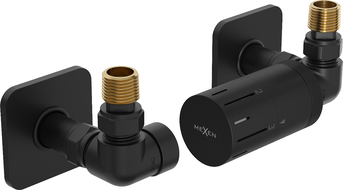 Mexen G05 Thermostat-Set axial mit S-Verkleidung, schwarz - W903-958-909-70