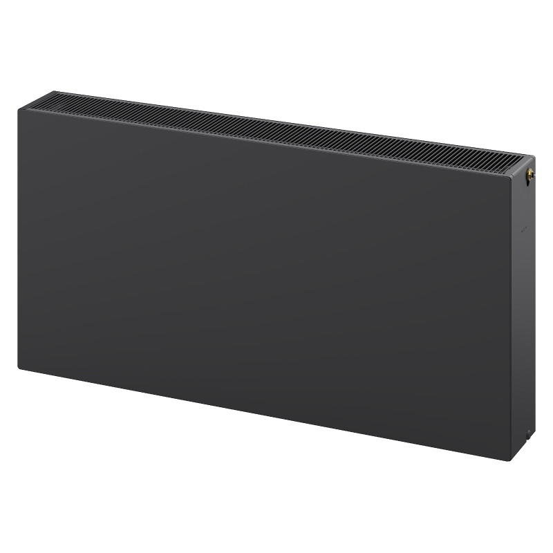 Mexen CCF33 Flacher Plattenheizkörper 300 x 1300 mm, mittiger unterer Anschluss, 1612 W, Anthrazit - W6C33F-030-130-66