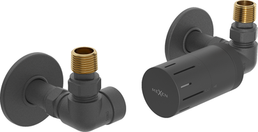 Mexen G05 Axiales Thermostat-Set mit Verkleidung R, Anthrazit - W903-958-904-66
