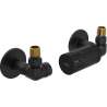Mexen G05 Axial Thermostat-Set mit Verkleidung R, schwarz - W903-958-904-70