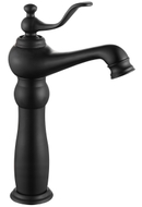 Mexen Vela hoher, schwarzer Waschtischarmatur - 744510-70