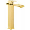 Mexen Apus hoher, goldener Waschtischarmatur - 744710-50