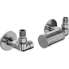 Mexen G05 Axial-Thermostat-Set mit R-Verkleidung, Chrom - W903-958-904-01