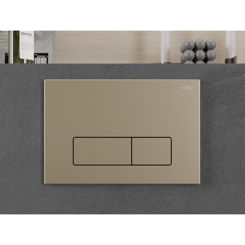 Mexen Fenix 13 Spültaste Slim, Champagnergold - 601304