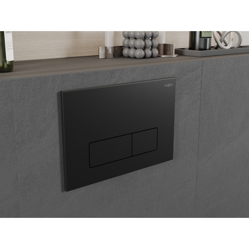 Mexen Fenix 13 Spültaste Slim, schwarz matt - 601303