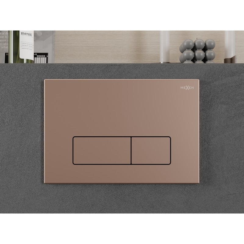 Mexen Fenix 13 Spültaste Slim, Roségold - 601305