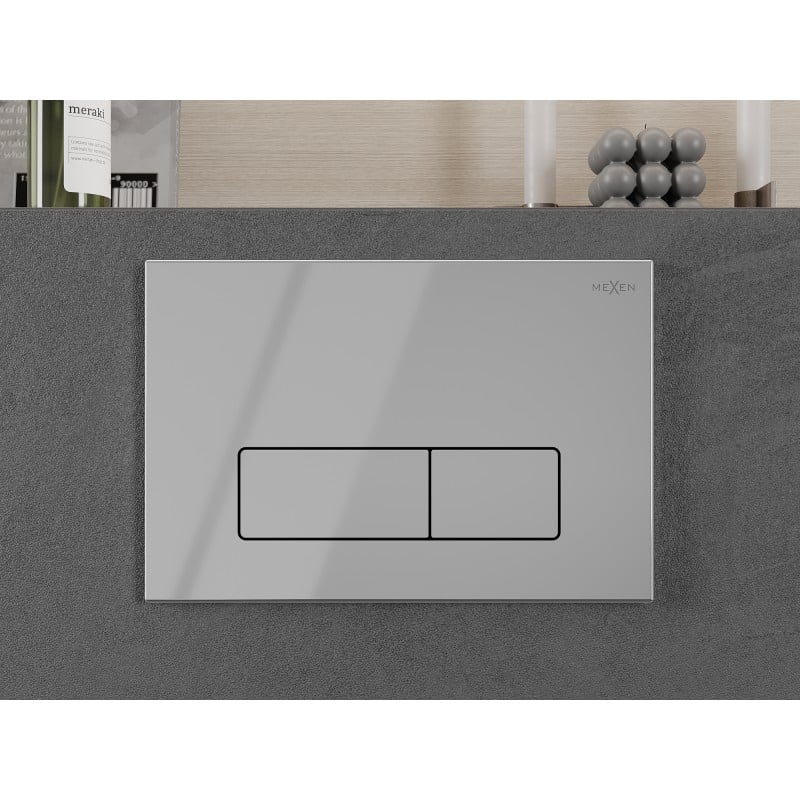 Mexen Fenix 13 Spültaste Slim, glänzendes Chrom - 601301